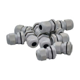 10 Pack IP68 PG11 White Nylon Cable Gland 5-10mm Cable Range - Twin Eagle Imports