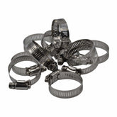 10 Piece 304 Stainless Steel 21-44mm Worm Drive Hose Clamp - Twin Eagle Imports