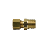 Brass Compression Male Female Connector (T1/4xM1/4) | DOT