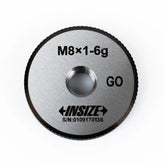 Insize Metric Fine Thread Ring Gage M8 × 1 mm Class 6g GO Ring Gage Series 4129-8P