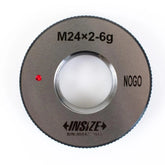 Insize Metric Thread Ring Gage M24 × 2 mm Class 6g NOGO Ring Gage Series 4129-24TN