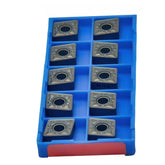 10 pc Kyocera CNMG120412MS PR1535 Turning Insert – top view of medium-finishing insert.