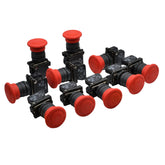 Emergency E Stop Panel Mount x 10 piece Switch Electrical 12V 24V TB5-AS545 Telemecanique Schneider