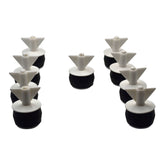 9x Nylon Mechanical Pipe Expanding Test Plug Bung No Bypass 36mm to 45mm