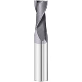 Best Carbide Regular Length AITiN coated 2-Flute End Mill 2mm, Square End