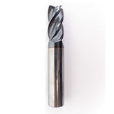 Best Carbide HFC Variable Helix 4-Flute End Mill 1/2" D x 2-1/2" O.A.L – 0.030" Radius - Twin Eagle Imports