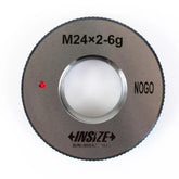 INSIZE Measuring Equipment Insize Metric Thread Ring Gage M24 × 2 mm Class 6g NOGO Ring Gage Series 4129-24TN