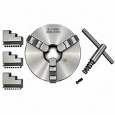 K11-200 3-Jaw 200mm Self-Centering Manual Lathe Chuck - Twin Eagle Imports