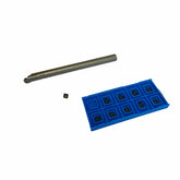 Kyocera S12M-SCLCR06-14A Boring Bar paired with 10pcs CCMT060204HQ CA125P inserts - Twin Eagle Imports