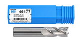 Kyocera SGS 40177 18mm 4 Flute Bright Uncoated Carbide Square End Mill - Twin Eagle Imports