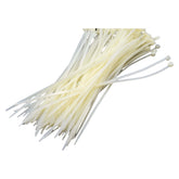Raptor Cable Tie RAPTOR White 300mm x 4.8mm Medium Duty Cable Ties, 100 Pack