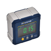 SHAHE MEASURING EQUIPMENT Aluminum Digital Protractor 4-Sided Magnetic Spirit Level 5350-90