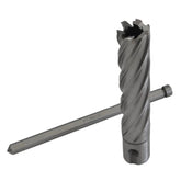 Twin Eagle Imports Annular Cutter 20 x 75mm D.O.C HSS Weldon Shank Annular Cutter with Pilot Pin