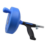 Twin Eagle Imports Drain Rod Hand Driven 7.6m Cannister Drum Drain Cleaner Auger for Sinks and Drains