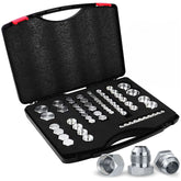 Twin Eagle Imports Grab Kits 64 Pcs 37 Degree JIC Cap and Plug Hydraulic Blanking Kit