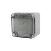 Twin Eagle Imports Junction Box ABS IP66 Clear Lid Junction Box 100 x 100 x 75mm