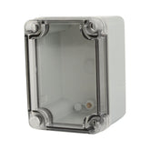 Twin Eagle Imports Junction Box ABS IP66 Clear Lid Junction Box 80 x 110 x 70mm