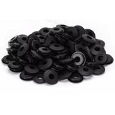 X500 Black Rubber Gladhand Seals Hose Gaskets for Semi Trucks & Trailers - Twin Eagle Imports