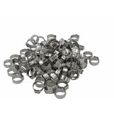 100 Piece 304 Stainless Steel 12-14.5mm Ear Hose Clamp - Twin Eagle Imports