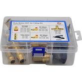 16-Piece DOT Brass Quick Connect Fitting Kit - Twin Eagle Imports