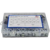 228 pc High Tensile Nut Grab Kit Assortment Imperial & Metric 1/4-1/2 & M4-M12