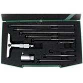 INSIZE Measuring Equipment Insize 8pc Imperial Depth Micrometer 0-8" Range Series 3241-8