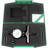 INSIZE Measuring Equipment Insize Dial Depth Gauge 0-300mm x 0.01mm Range Series 2342-202