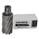 Twin Eagle Imports Annular Cutter 32 x 50mm D.O.C HSS Weldon Shank Annular Cutter