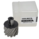 Twin Eagle Imports Annular Cutter 49 x 25mm D.O.C HSS Weldon Shank Annular Cutter