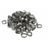 Twin Eagle Imports Grab Kits 100 Piece 304 Stainless Steel 14.5-17mm Ear Hose Clamp
