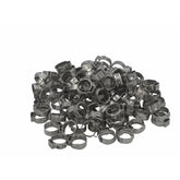 Twin Eagle Imports Grab Kits 100 Piece 304 Stainless Steel 8.8-10.5mm Ear Hose Clamp