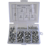Twin Eagle Imports Grab Kits 300pc Hex Nylock Nylon Carbon Steel Nut Grab Kit
