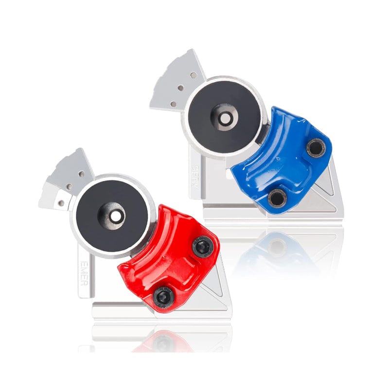 1 Pair 37° Gladhand Set – Red & Blue Aluminum Hose Couplers , 3/8” NPT | SAE - Twin Eagle Imports