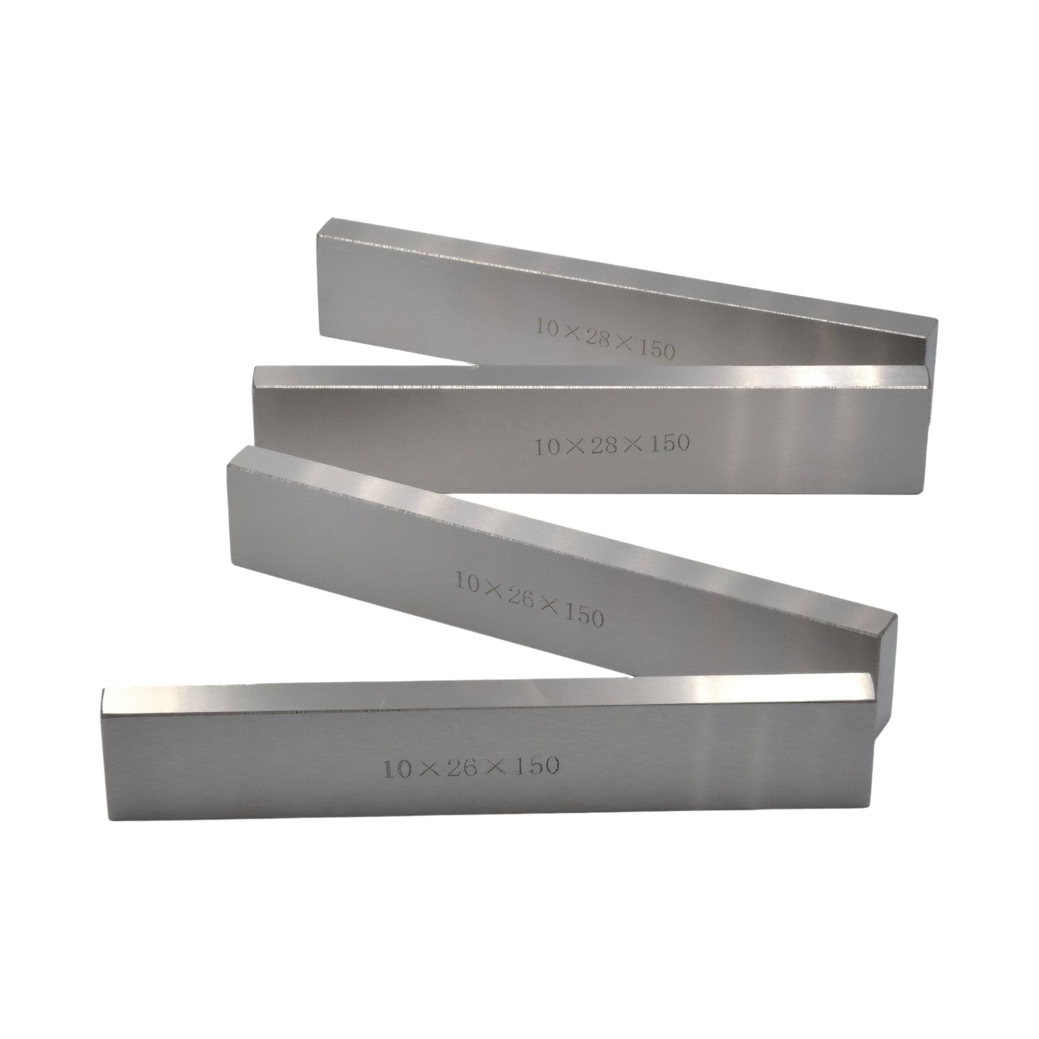 10 pairs Parallel Steel Gauge Block Set Ground Steel 20 plates 150mm Long - Twin Eagle Imports