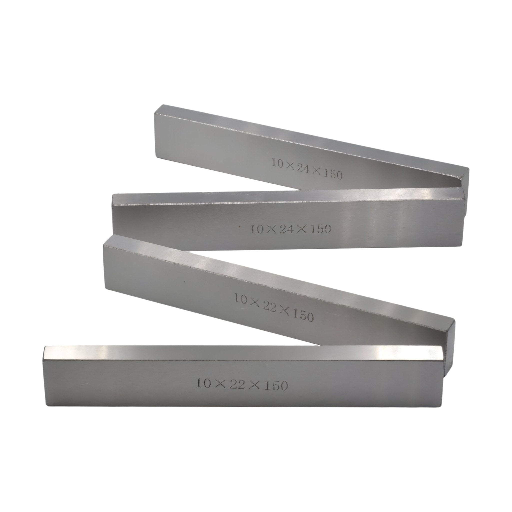 10 pairs Parallel Steel Gauge Block Set Ground Steel 20 plates 150mm Long - Twin Eagle Imports