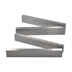 10 pairs Parallel Steel Gauge Block Set Ground Steel 20 plates 150mm Long - Twin Eagle Imports