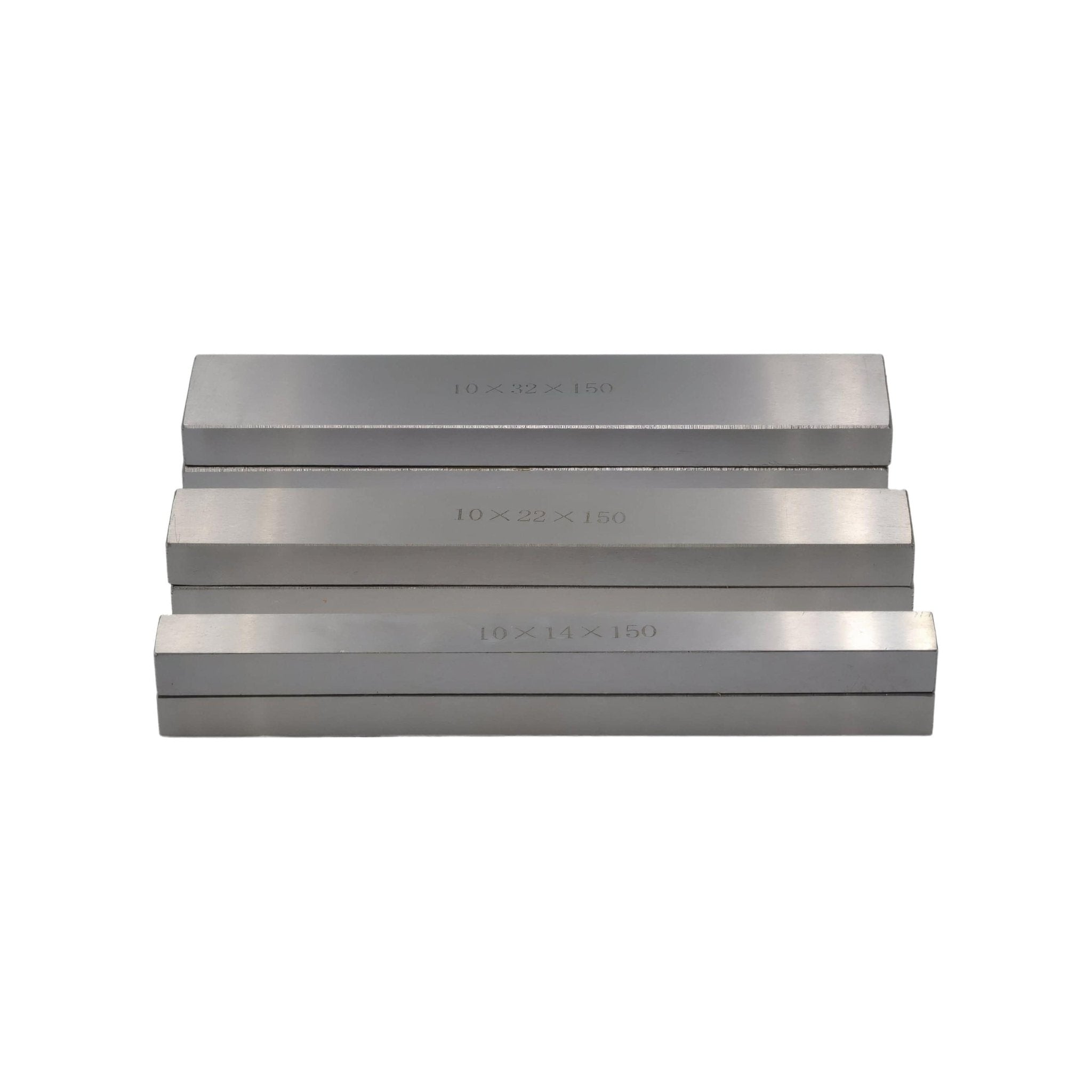 10 pairs Parallel Steel Gauge Block Set Ground Steel 20 plates 150mm Long - Twin Eagle Imports