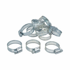 10 Piece 304 Stainless Steel 19-38mm Worm Drive Hose Clamp - Twin Eagle Imports