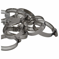 10 Piece 304 Stainless Steel 33-57mm Worm Drive Hose Clamp - Twin Eagle Imports