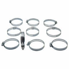 10 Piece 304 Stainless Steel 35-70mm Worm Drive Hose Clamp - Twin Eagle Imports