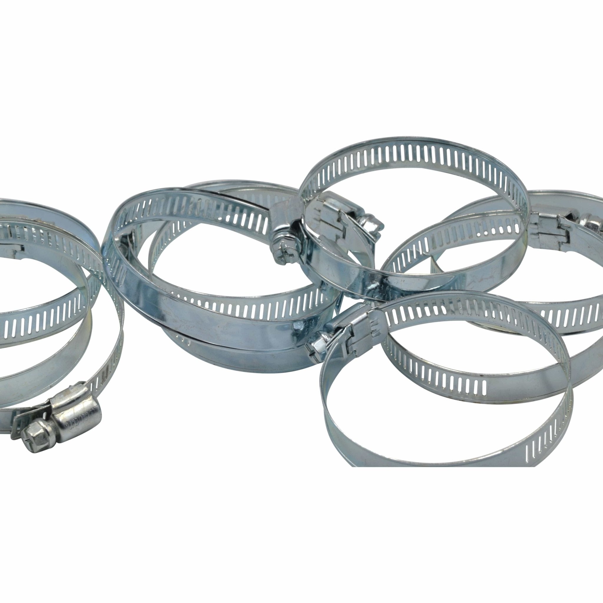 10 Piece 304 Stainless Steel 35-70mm Worm Drive Hose Clamp - Twin Eagle Imports