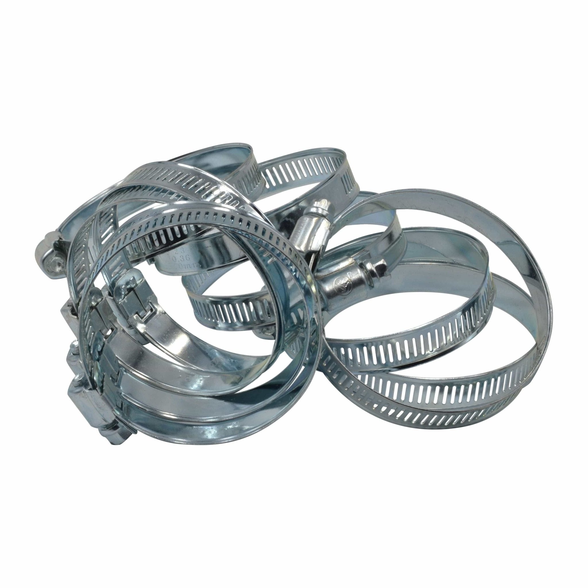 10 Piece 304 Stainless Steel 35-70mm Worm Drive Hose Clamp - Twin Eagle Imports