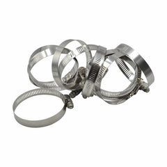 10 Piece 304 Stainless Steel 52-76mm Worm Drive Hose Clamp - Twin Eagle Imports