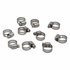 10 Piece 304 Stainless Steel 6-15mm Worm Drive Hose Clamp - Twin Eagle Imports