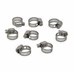 10 Piece 304 Stainless Steel 7-16mm Worm Drive Hose Clamp - Twin Eagle Imports