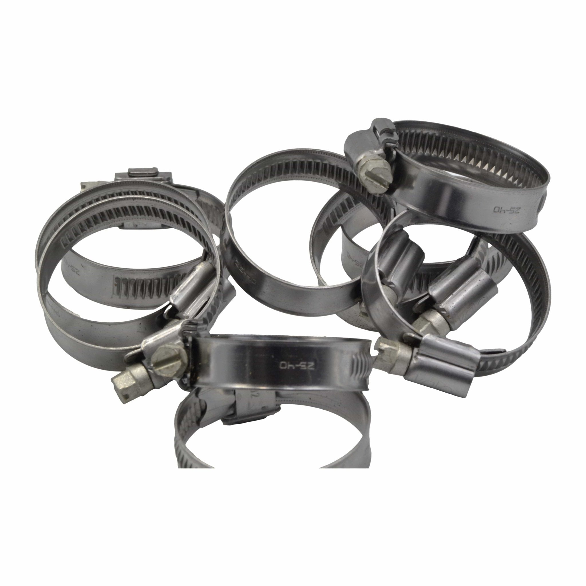 10 Piece Kale 304 Stainless Steel 25-40mm Worm Drive Hose Clamp - Twin Eagle Imports