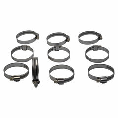 10 Piece Kale 304 Stainless Steel 40-60mm Worm Drive Hose Clamp - Twin Eagle Imports