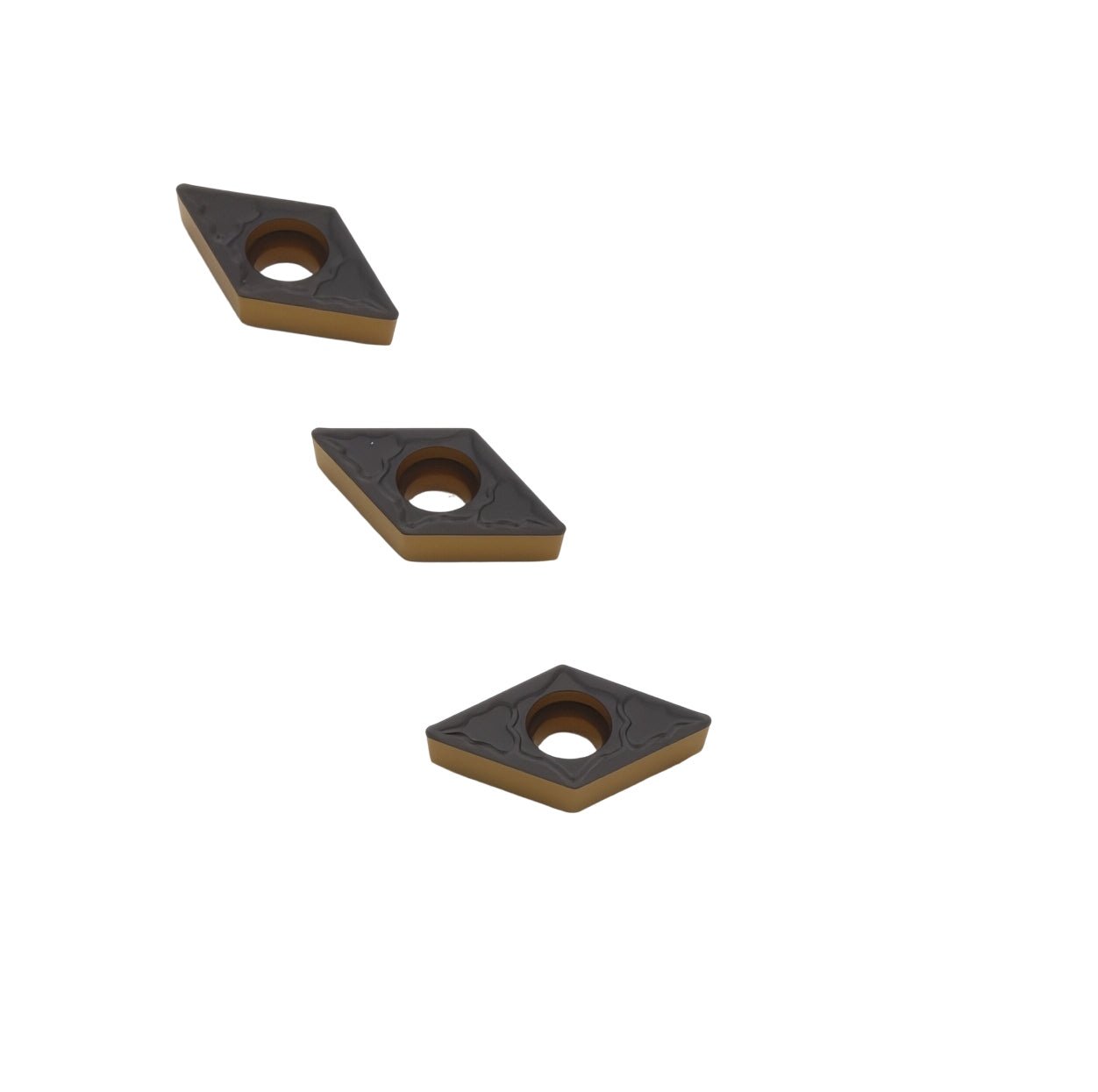 10pcs Sandvik Medium Chipbreaker - Steel / Cast Iron Grade Insert - DCMT 07 02 04-PM 4425 - Twin Eagle Imports