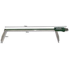 Insize Long Jaw Digital Caliper  0-600mm / 0-24" Range Series 1106-603