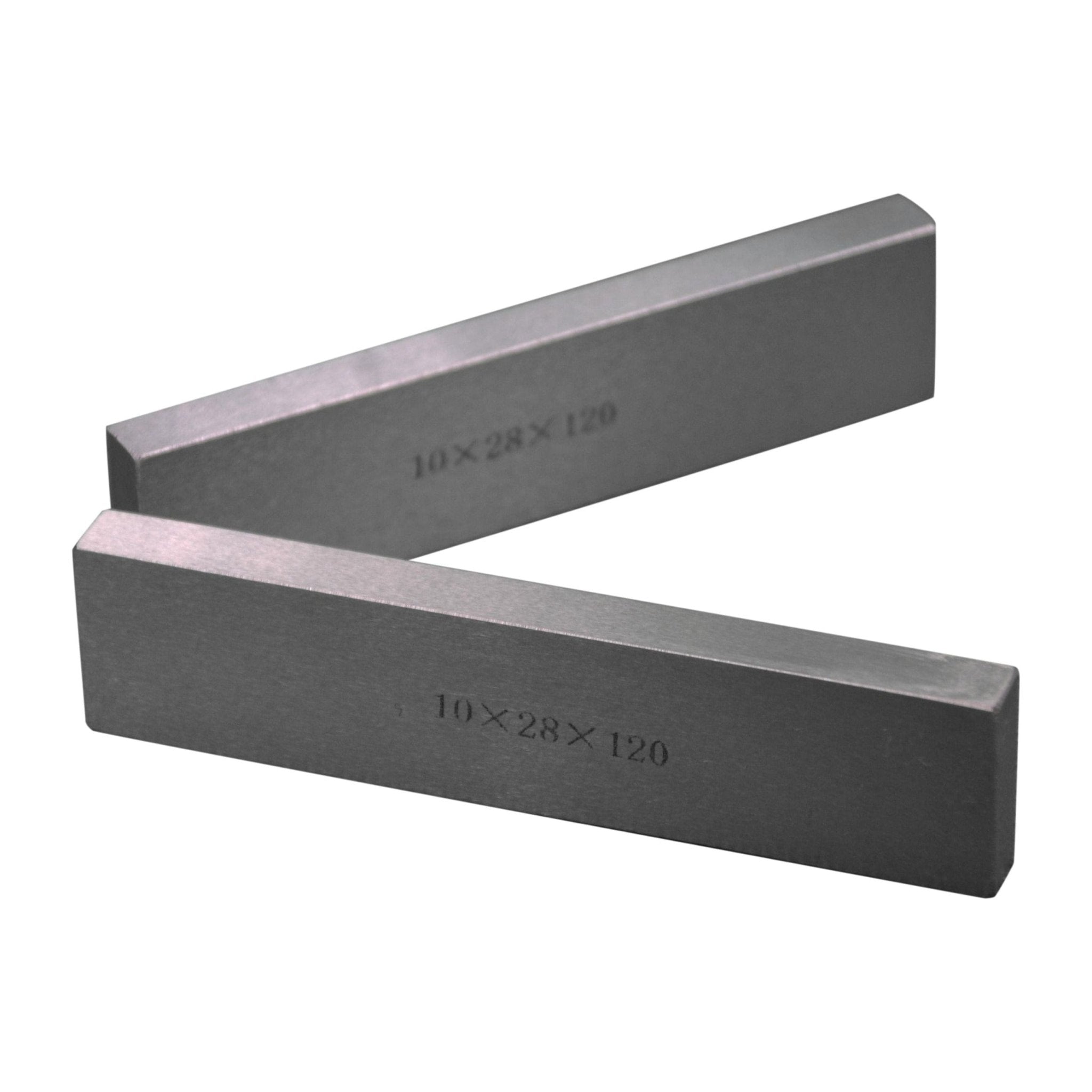 12 pairs Parallel Steel Gauge Block Set Ground Steel 24 plates 120mm Long - Twin Eagle Imports
